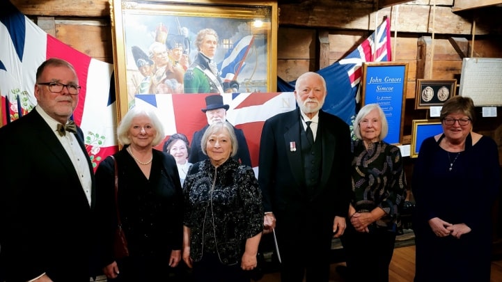 At Living Landmark Award dinner (from left) The Niagara Foundation President Lyle Hall, Patty Alexander, Erika Alexander, Jim Alexander, Anna Lee Benjamin, The Niagara Foundation Past-President Janice Thomson. (photo by Ben Taylor)